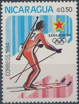 Nicaragua 1984 Winter Olympics Sarajevo 84 Jpp Stamps Wiki