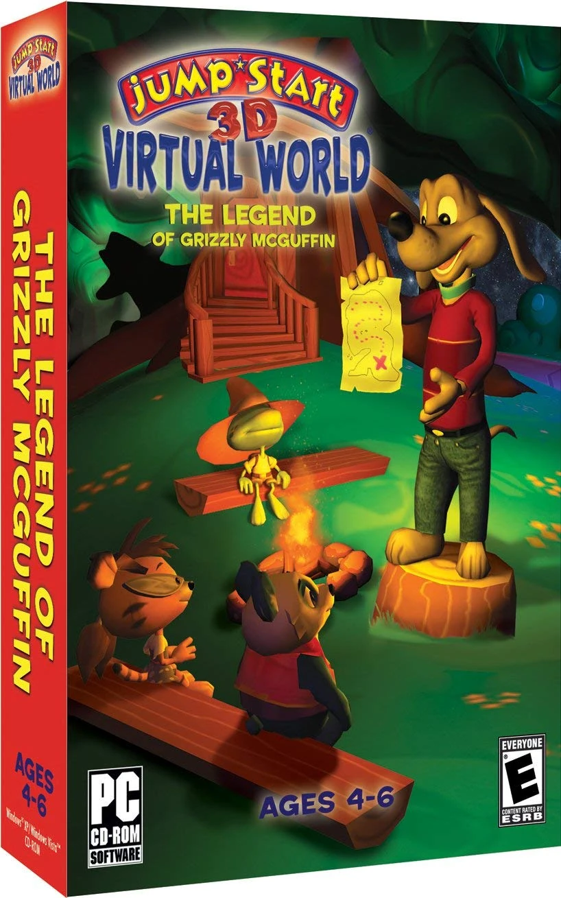 JumpStart 3D Virtual World The Legend of Grizzly McGuffin JumpStart