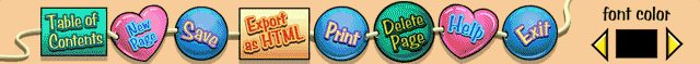 Mylearningscrapbook toolbar