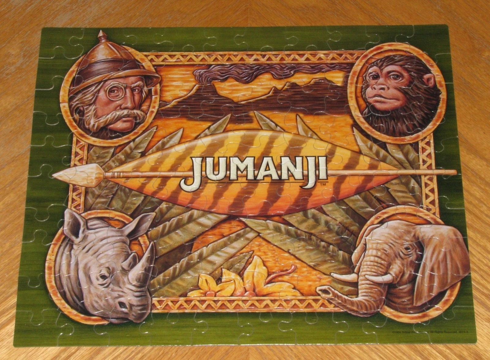 Jumanji Milton Bradley Jigsaw Puzzle Jumanji Wiki Fandom