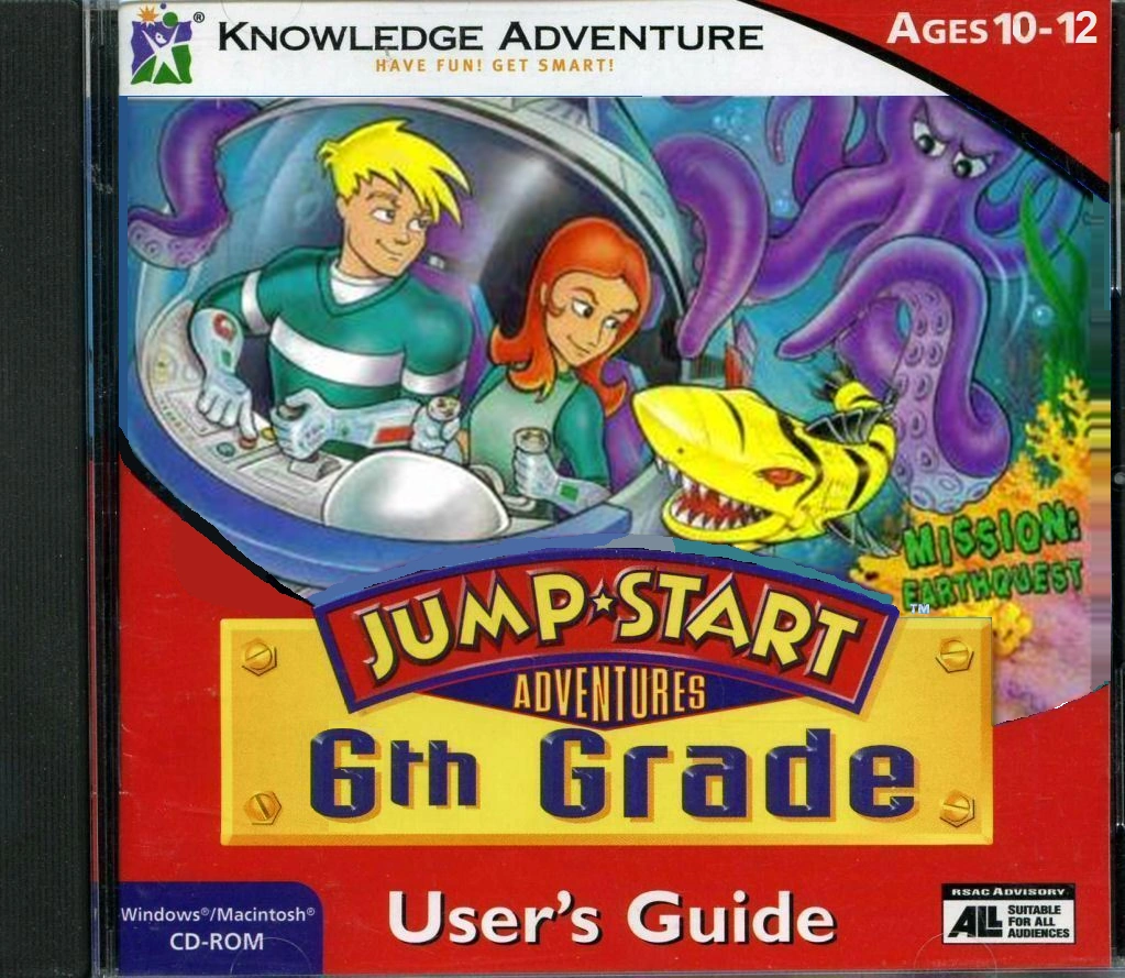 Jumpstart Adventures 6th Grade Mission EarthQuest (1998 prototype