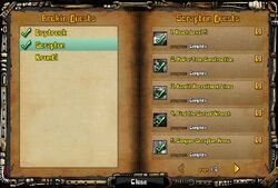 Quest log scrap