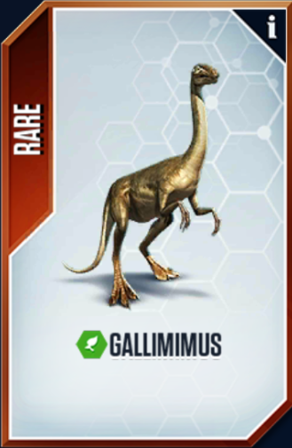 Gallimimus | Jurassic World The mobile game Wikia | Fandom