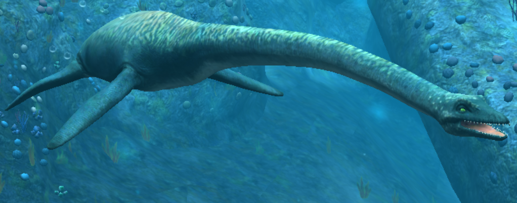 the plesiosaurus