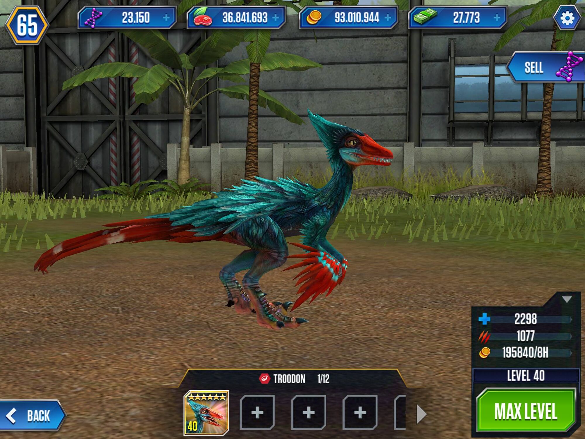 jurassic world troodon