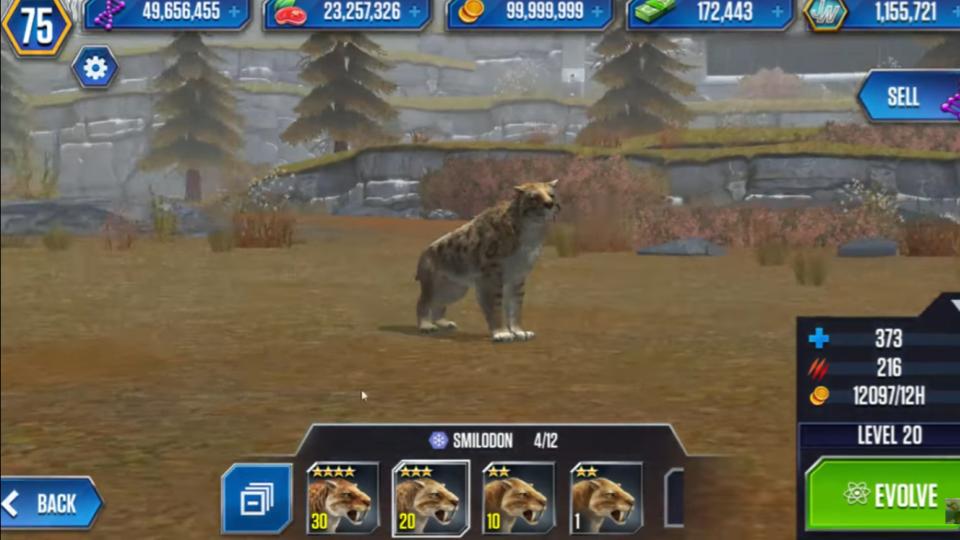 Smilodon/JW: TG | Jurassic Park wiki | Fandom