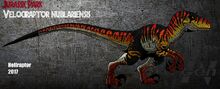Jp velociraptor nublariensis new art by hellraptor-d1t9p5r