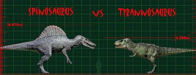 spinosaurus vs t rex scene jurassic park wiki fandom powered megaraptor size comparison