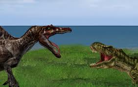 image t rex vs spinosaurus jpg jurassic park wiki fandom