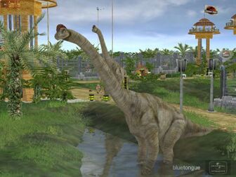 jurassic park operation genesis brachiosaurus