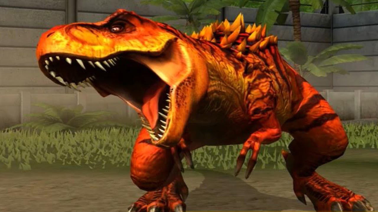 jurassic park game t rex