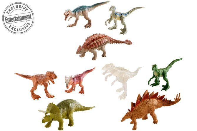 mini action dino jurassic world