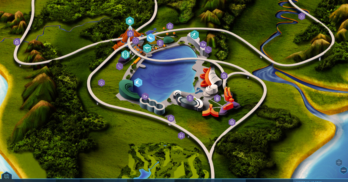 lego jurassic world map