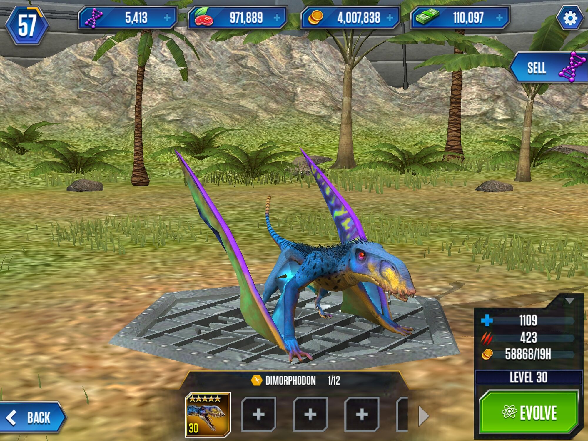 jurassic world evolution dimorphodon