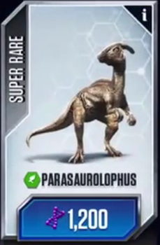 jurassic world the game parasaurolophus