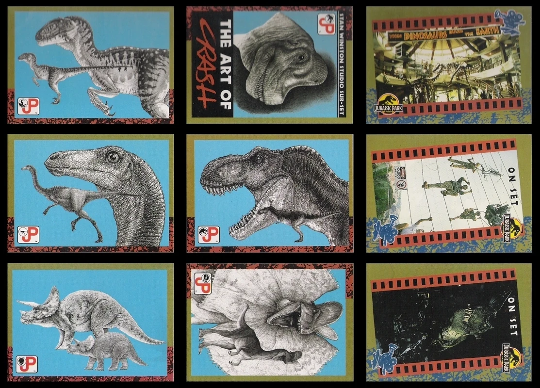 Topps Card Set 1 Page 9 Jurassic Park Wiki FANDOM Powered By Wikia