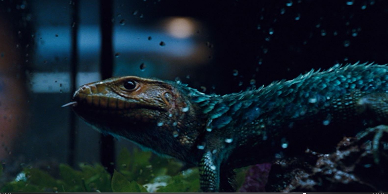 spitting lizard from jurassic park