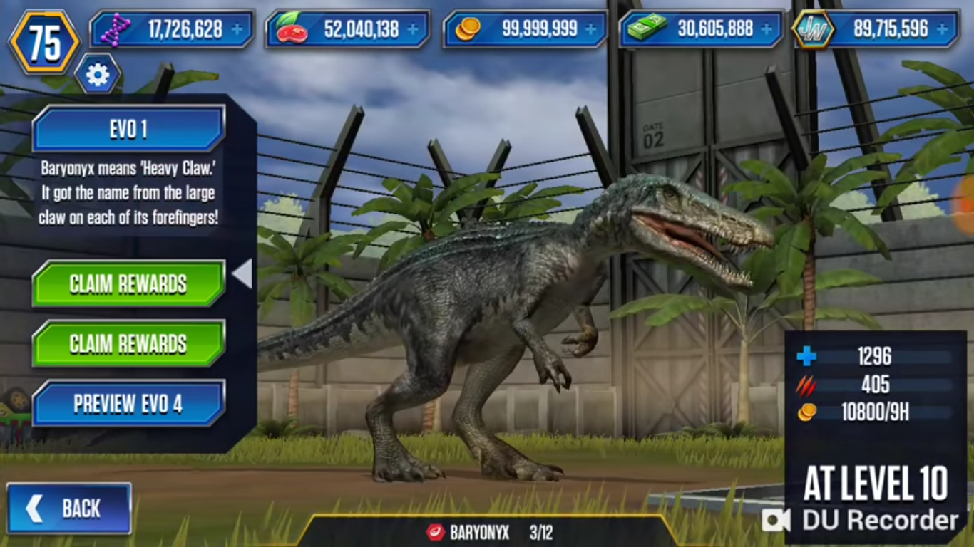 jurassic world website baryonyx