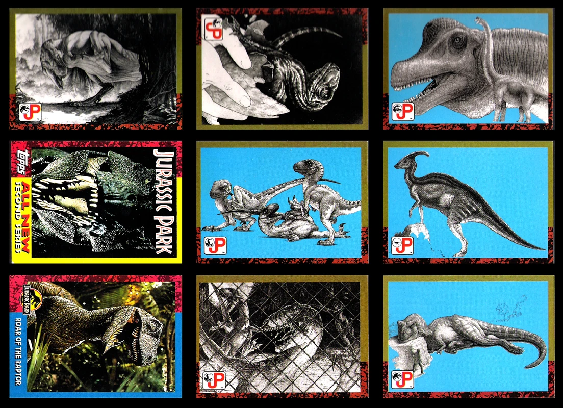 Topps Card Set 1 P10 Card Set 2 P1 Jurassic Park Wiki FANDOM 