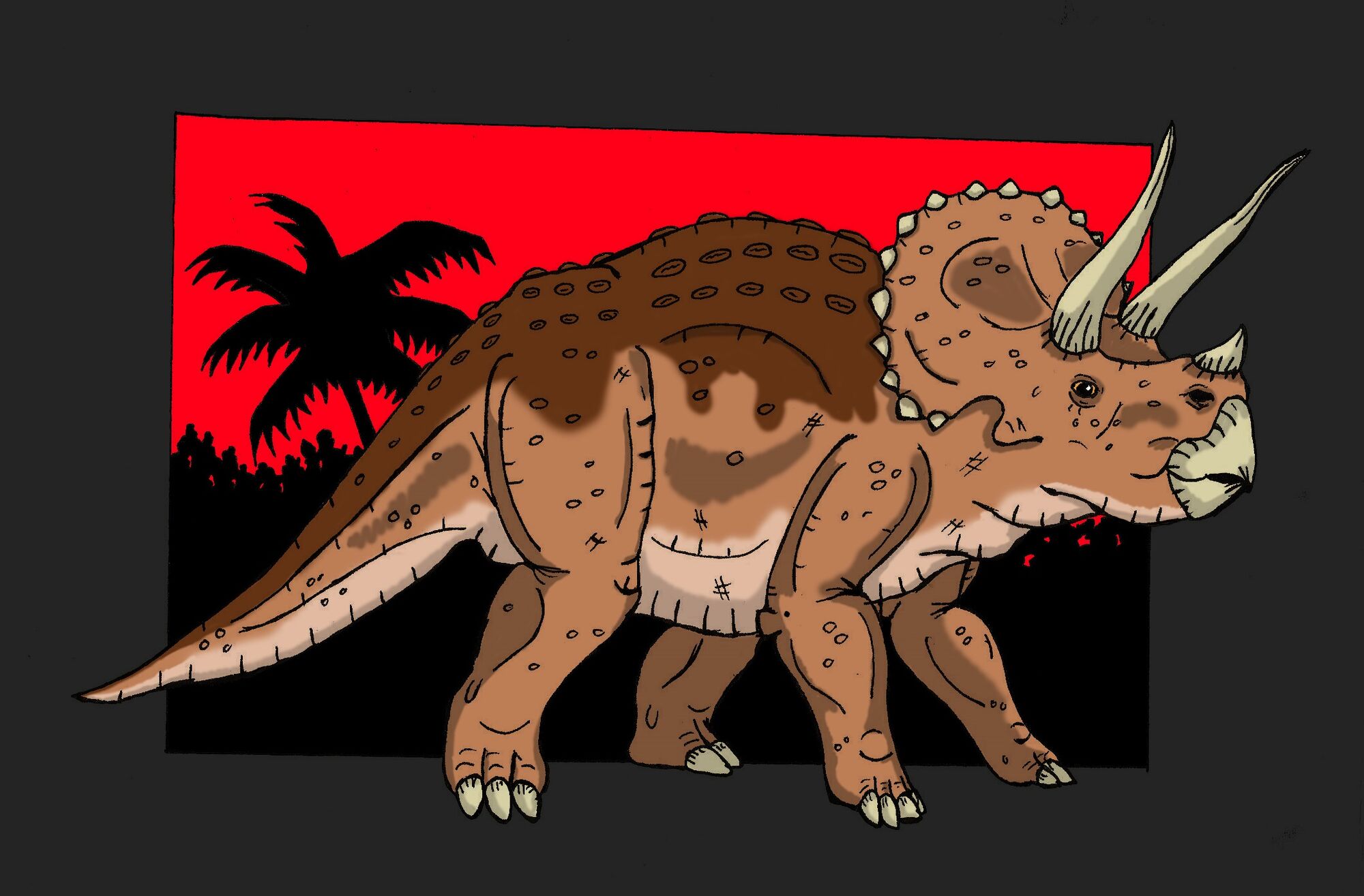 triceratops jurassic park 3