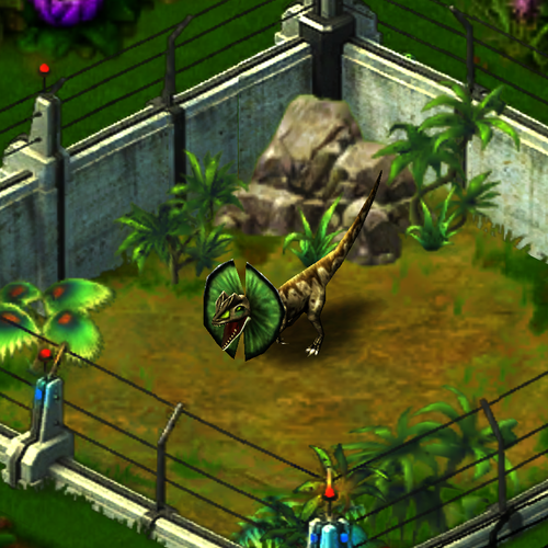 jurassic park builder dilophosaurus