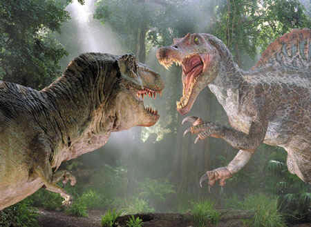 bull t rex vs spinosaurus