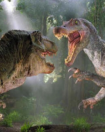 Combat Entre Le Spinosaurus Et Le T Rex Wikia Jurassic Park Fandom