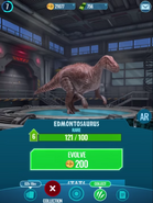 jurassic world alive edmontosaurus