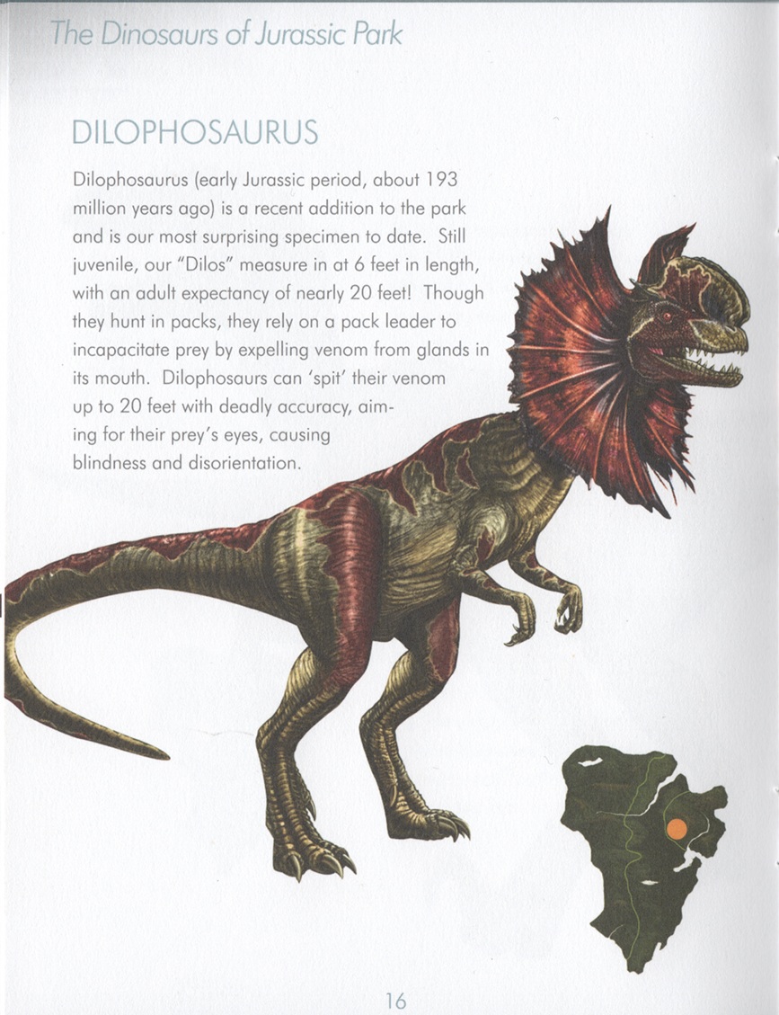 Dilophosaurus Film Universe Jurassic Outpost Encyclop