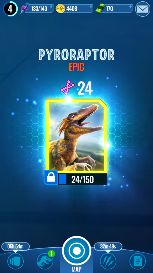 pyroraptor jurassic world alive