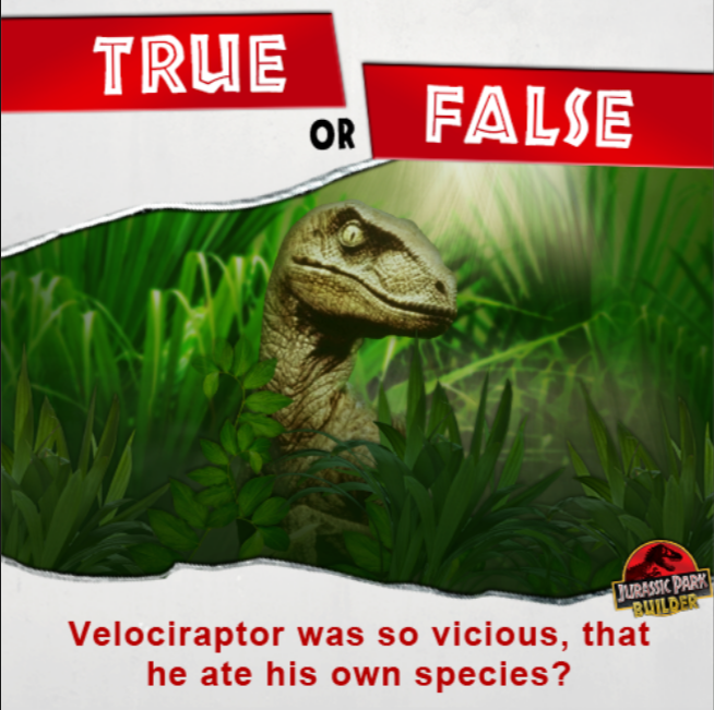 jurassic park builder velociraptor