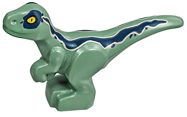 blue the velociraptor lego