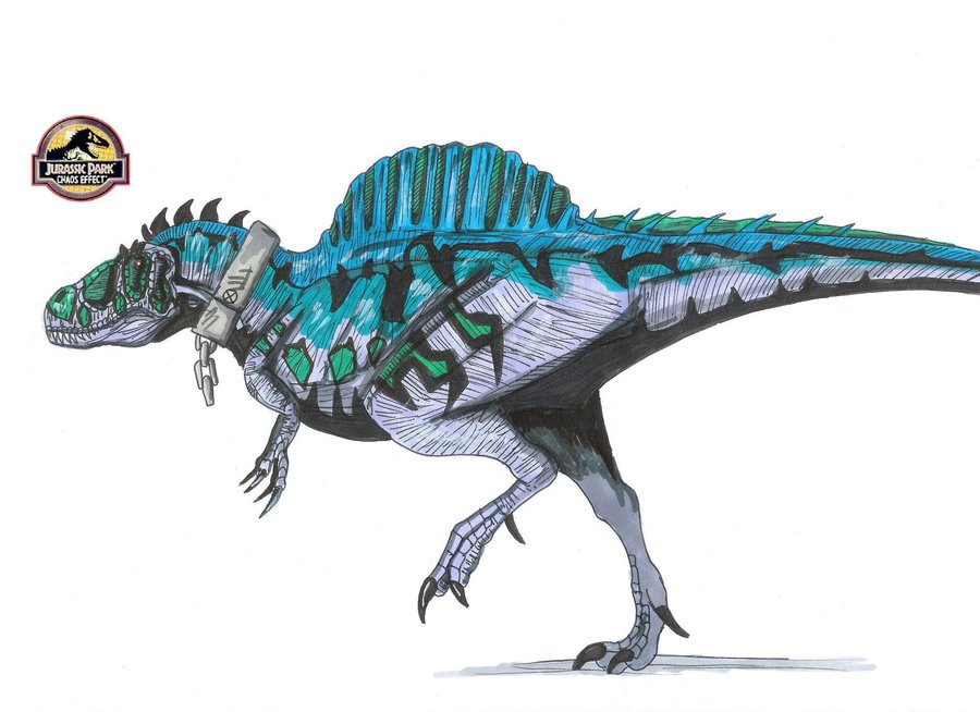 jurassic park arcade spinosaurus
