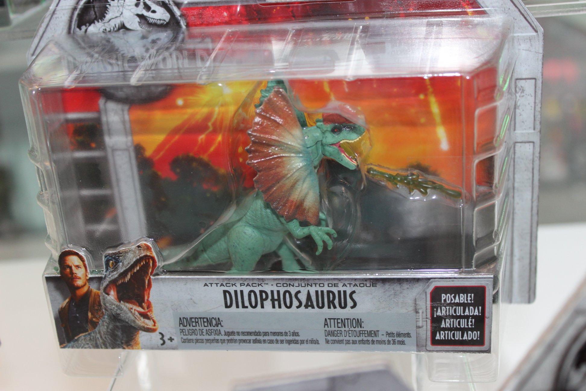 jurassic dilophosaurus toy