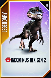 Indominus rex Gen 2 Card