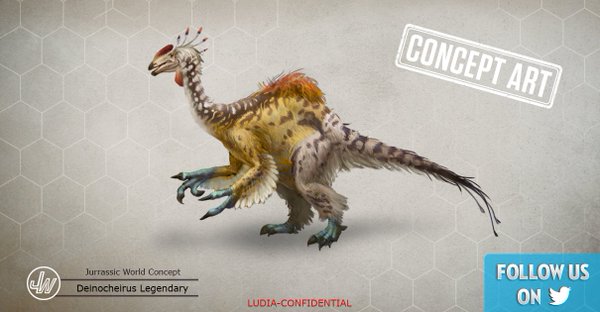 jurassic world alive deinocheirus