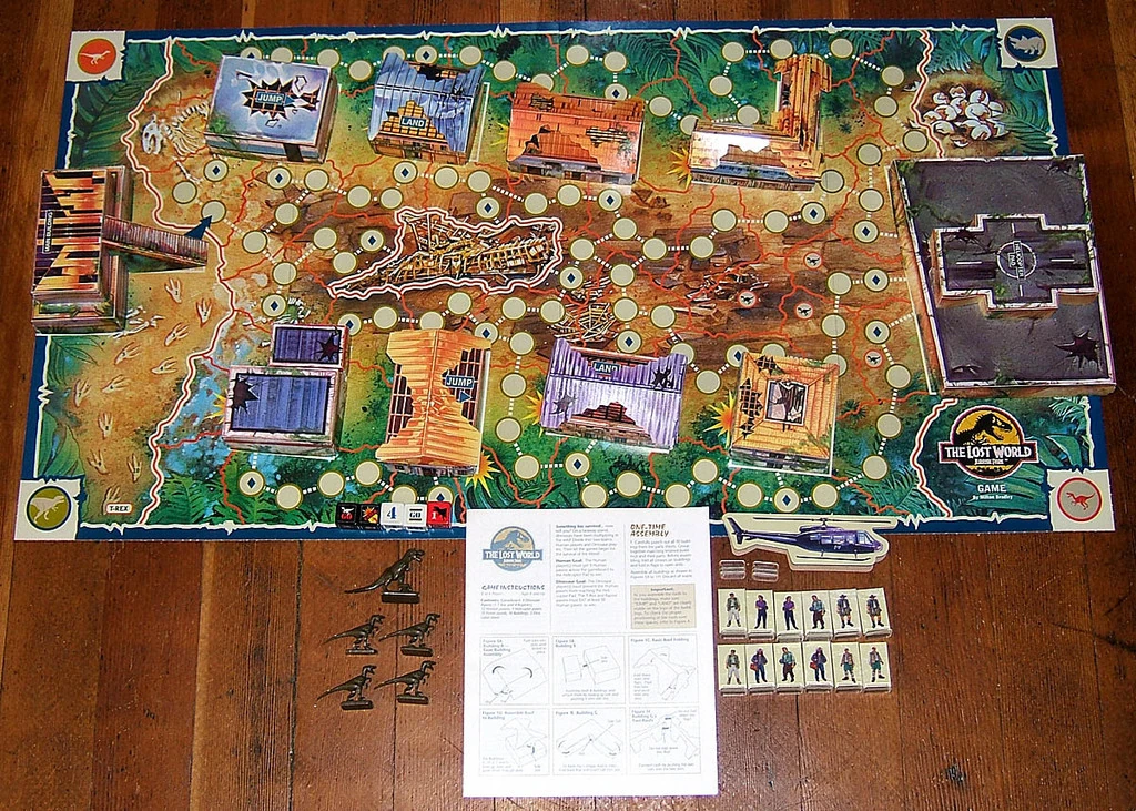 The Lost World Jurassic Park Board Game Jurassic Park wiki FANDOM powered by Wikia