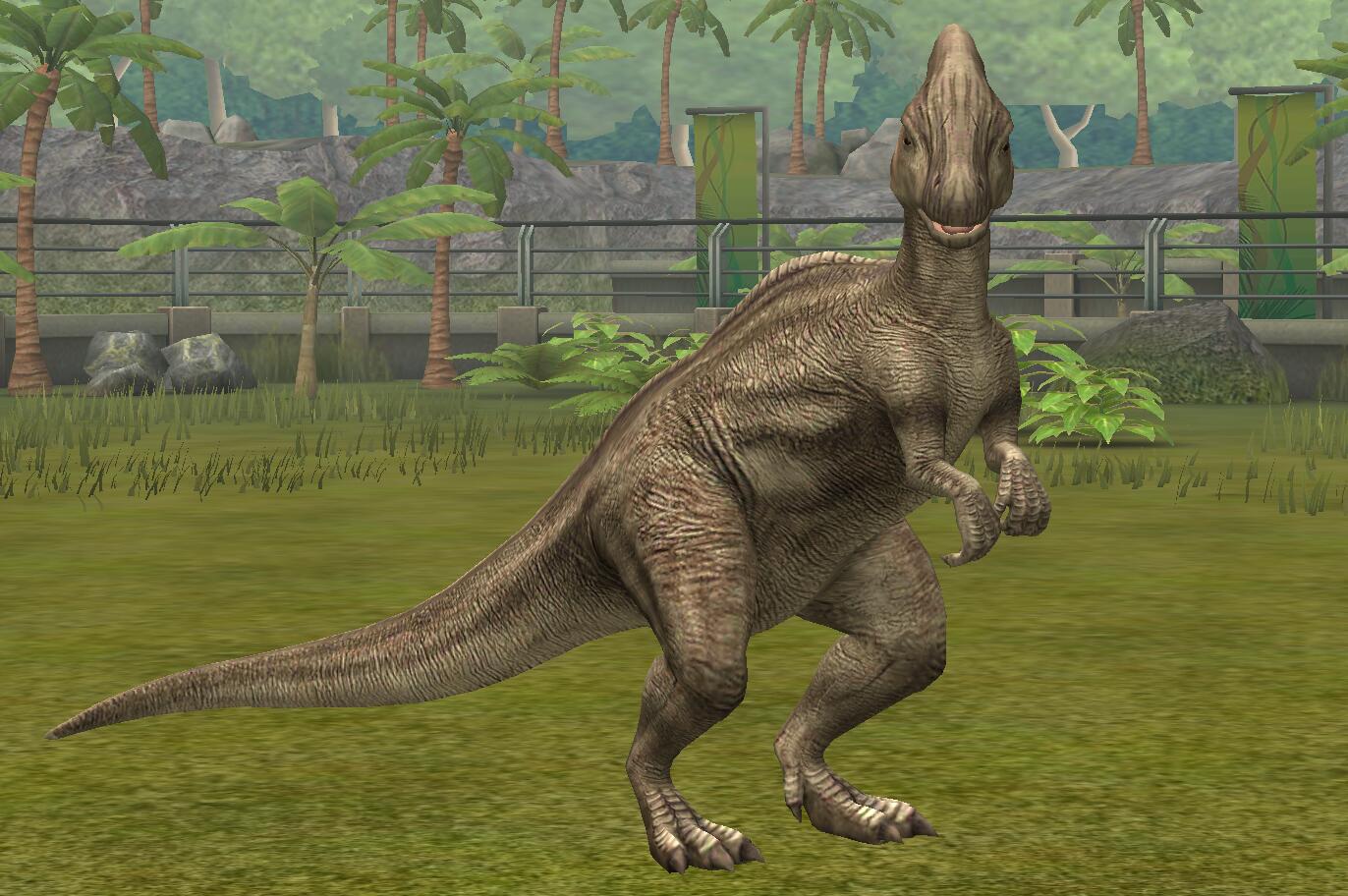 jurassic world the game parasaurolophus