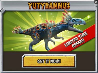 Yutyrannus Promo