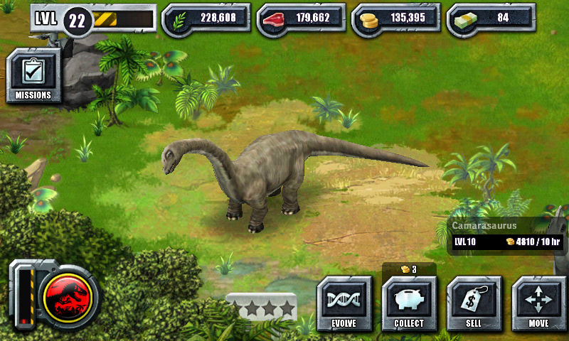 jurassic park builder all dinosaurs