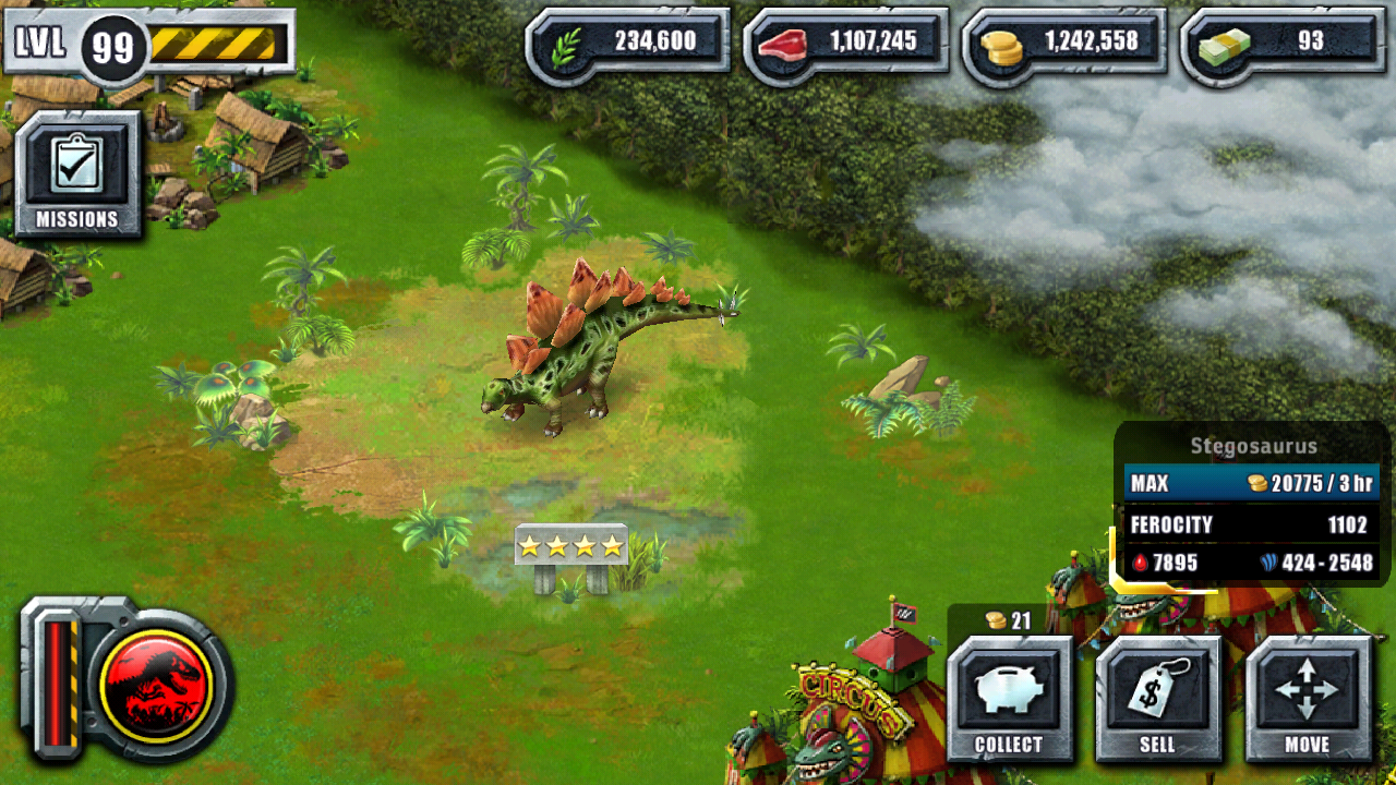 Image Jurassic Park Builder Game Pictures Dinosaurs Stegosaurus