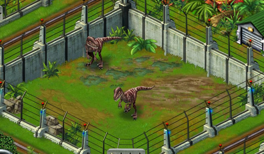 jurassic park builder velociraptor