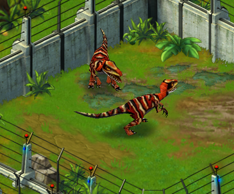 jurassic park builder velociraptor