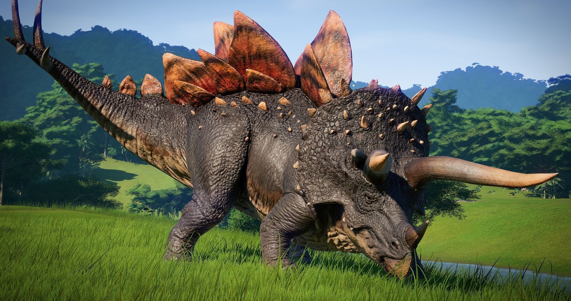 jurassic world evolution triceratops