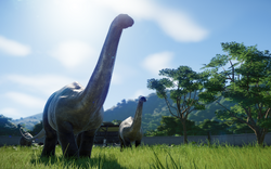 apatosaurus jurassic world evolution