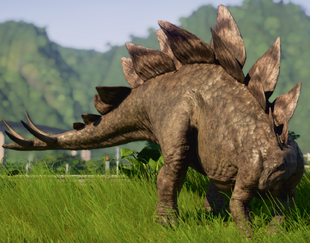 stegosaurus jurassic world evolution