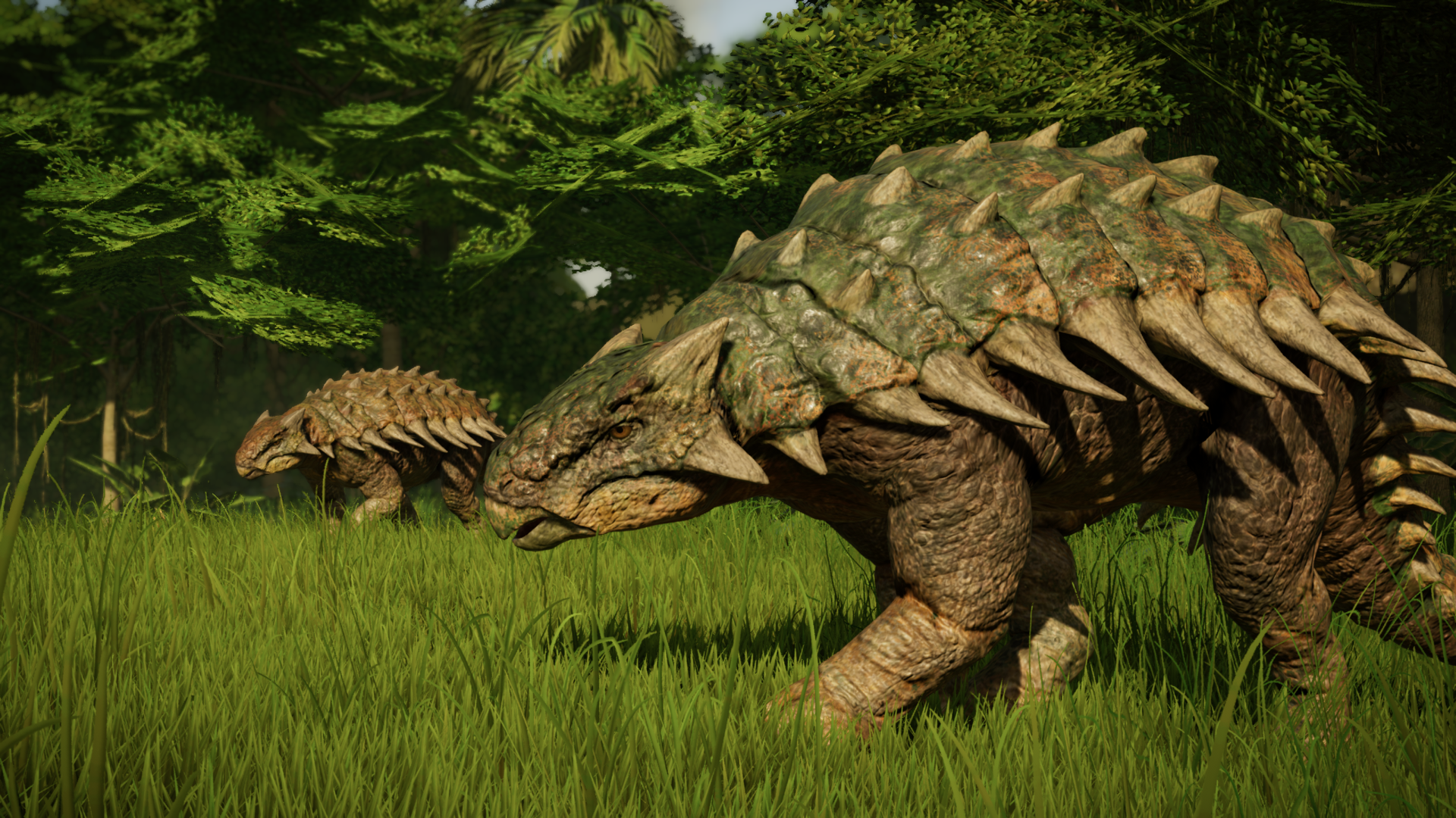 ankylosaurus jurassic world evolution