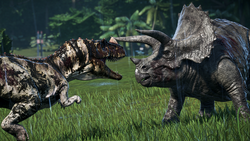 jurassic park evolution triceratops