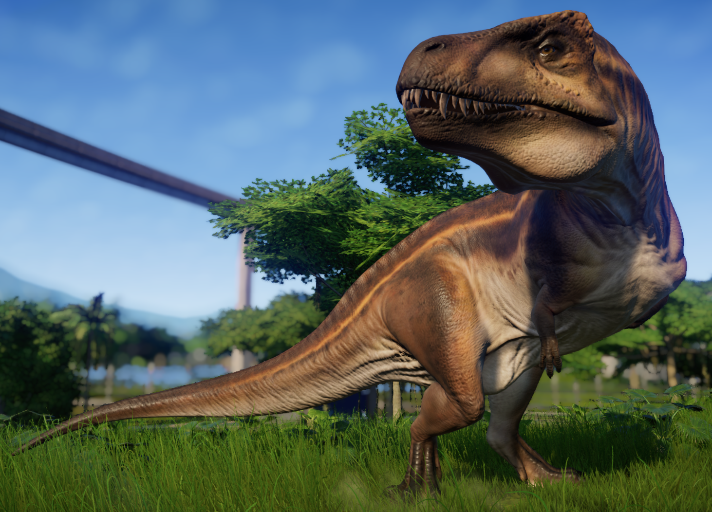 tranquilized dinosaur jurassic world evolution