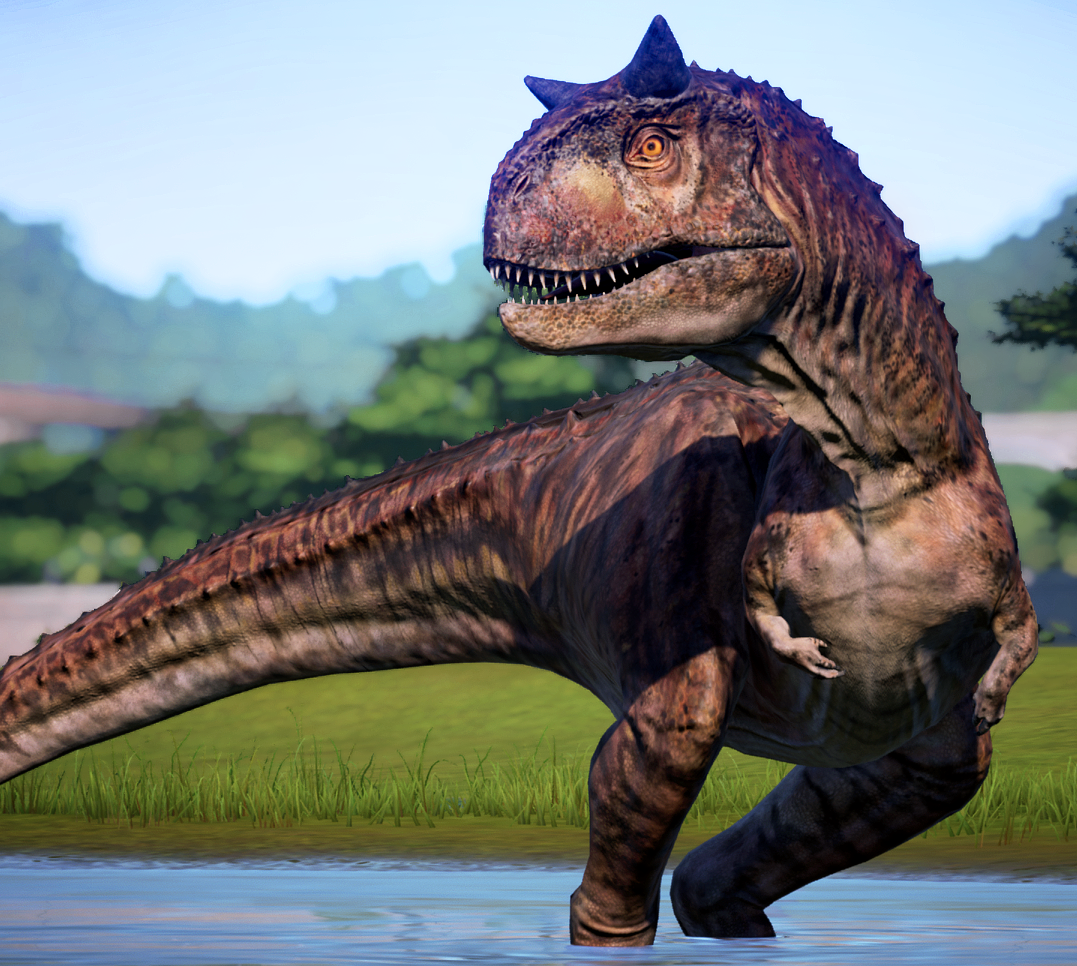 carcharodontosaurus jurassic world evolution